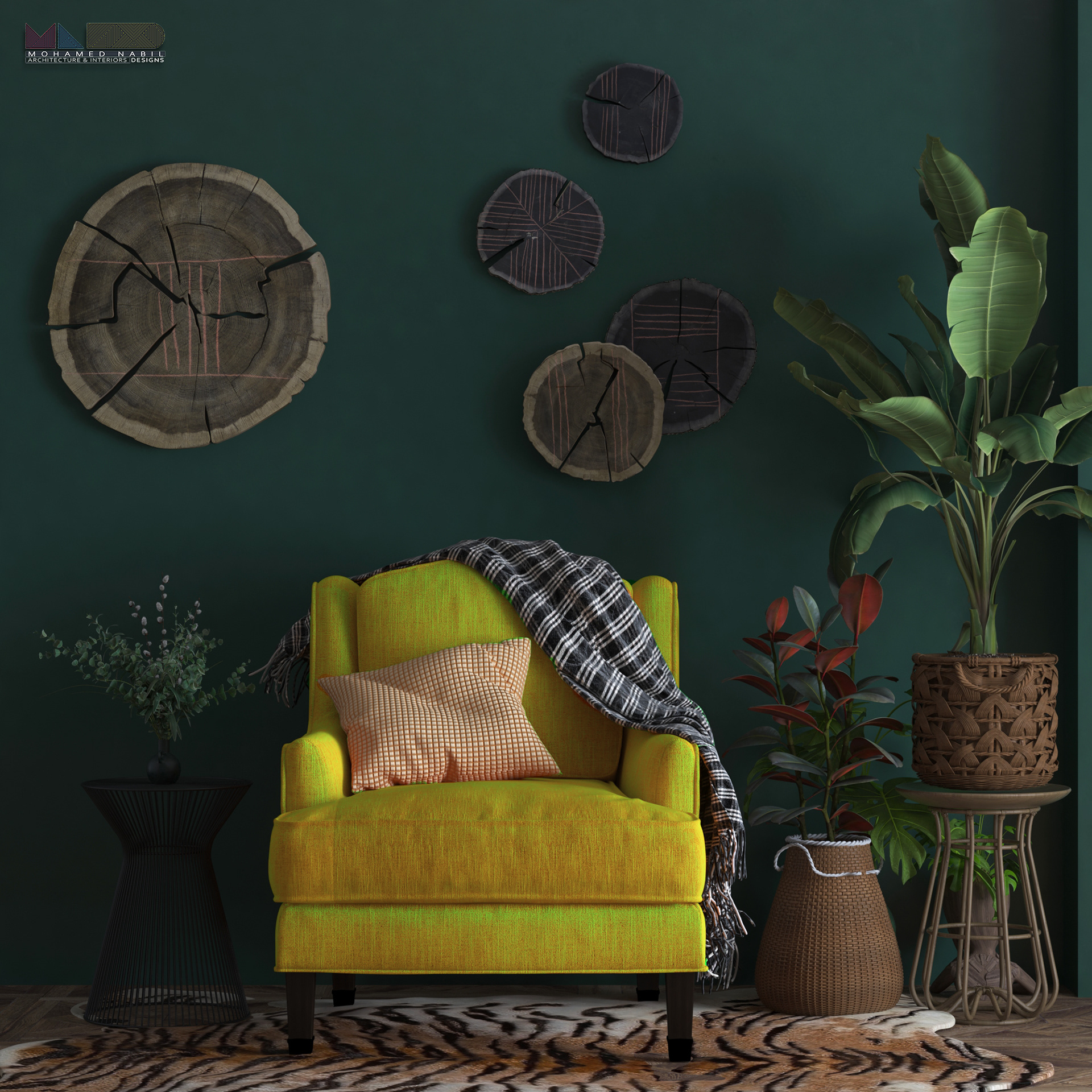 热带风格客厅 乔治亚-8