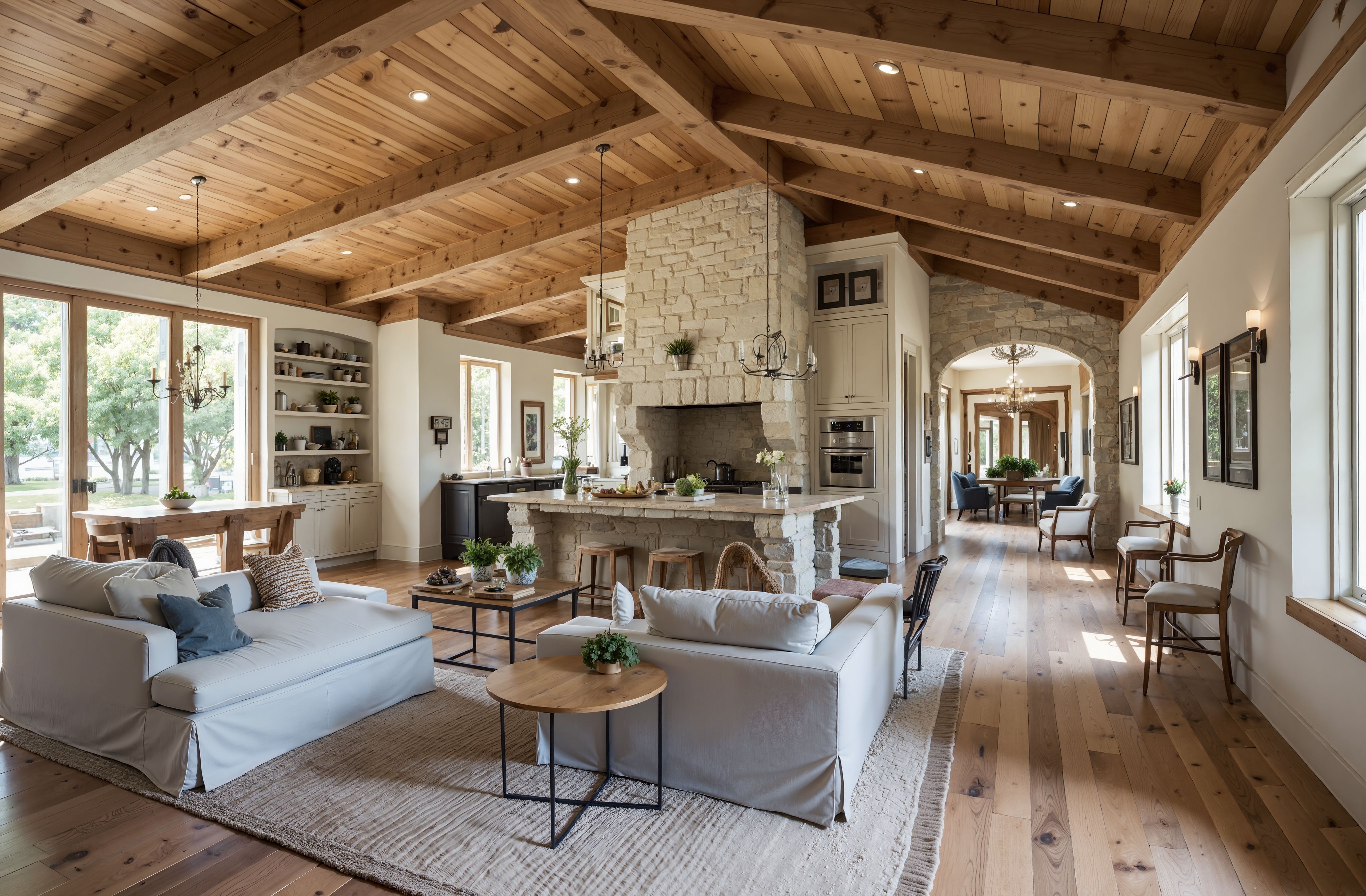 法式乡村客厅设计-20