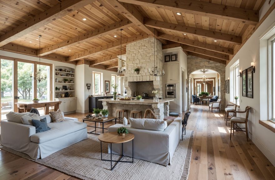 法式乡村客厅设计-20