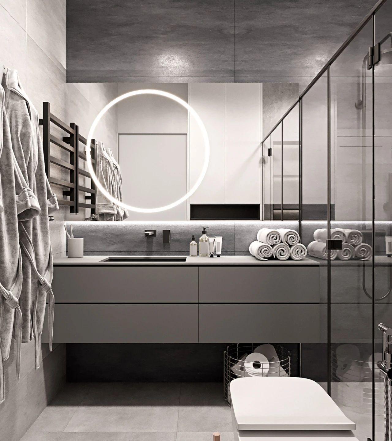 现代质朴典雅 72㎡的公寓丨Taras Belik-46