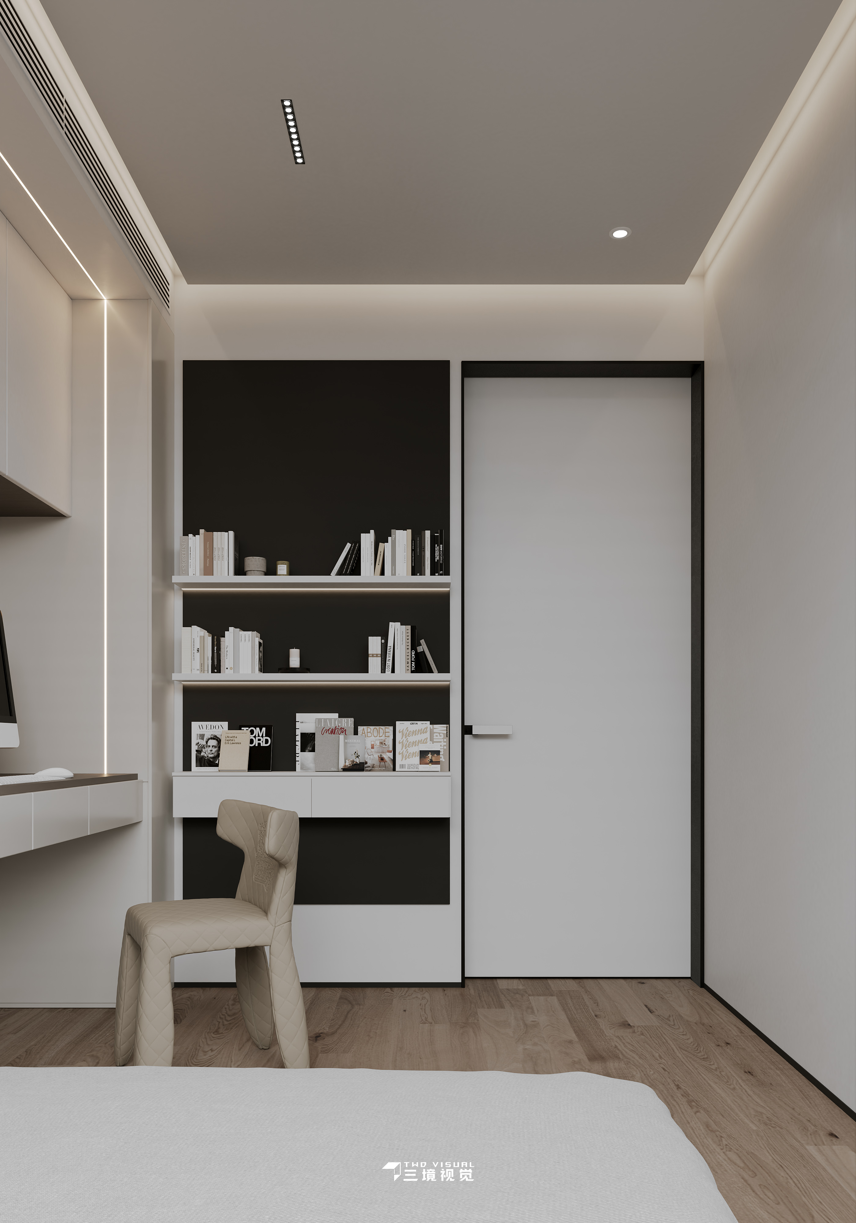 住宅-130平白色现代风设计-8