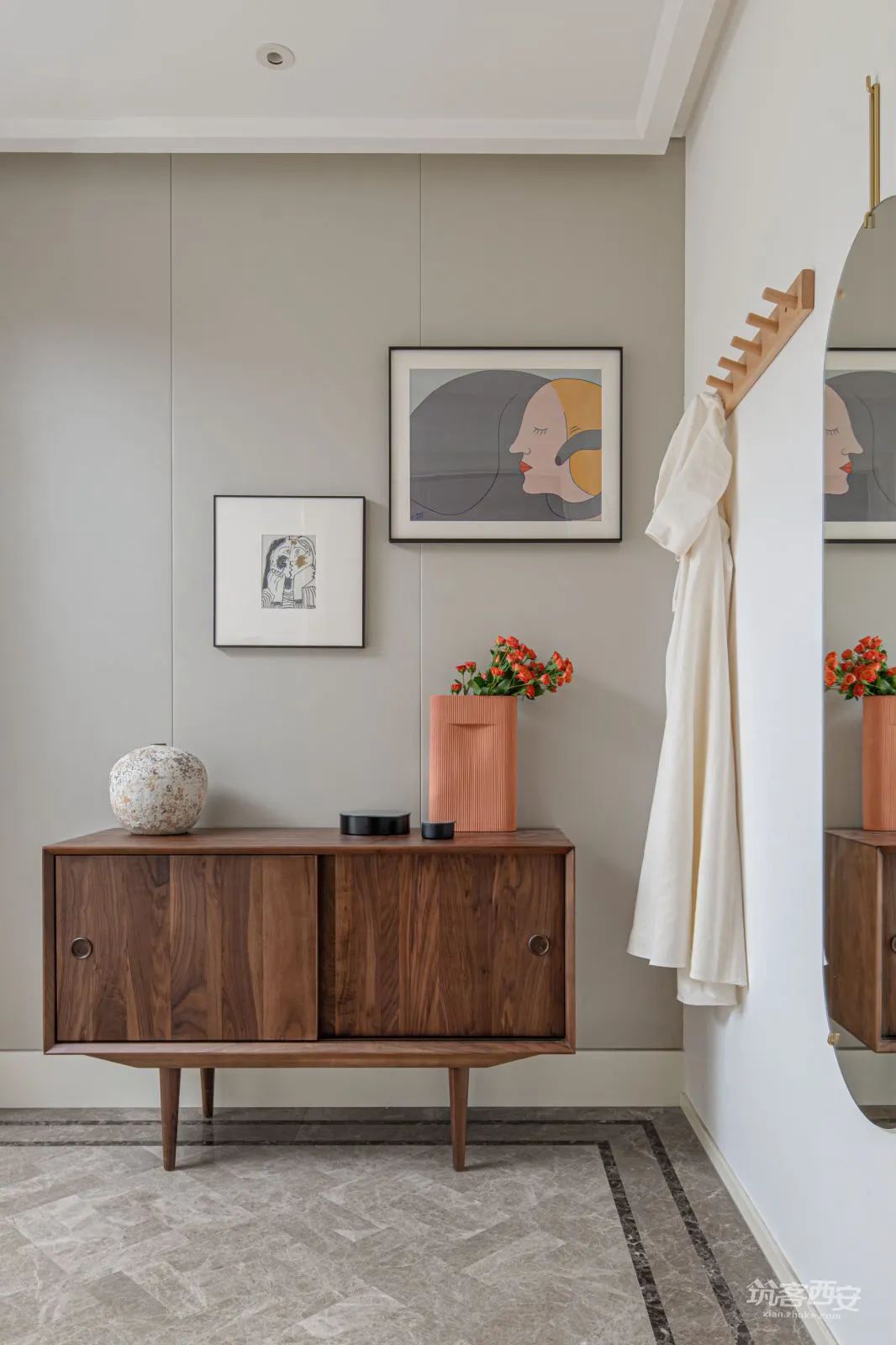 颠覆融创精装修,欧阳子泫打造“桃影拾光”新生住宅-15