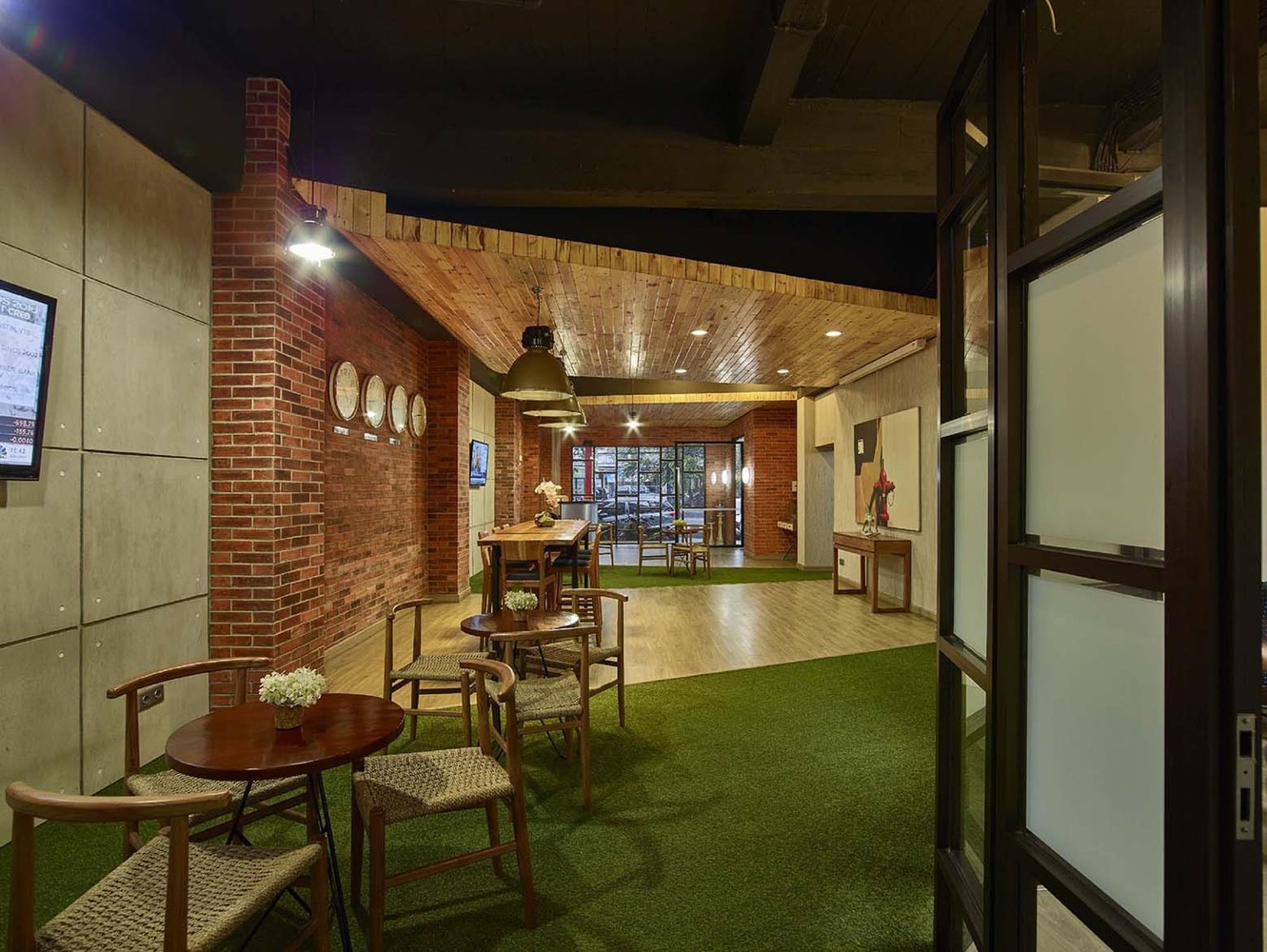 印度尼西亚 Jalan Sunda 的休闲办公空间-30