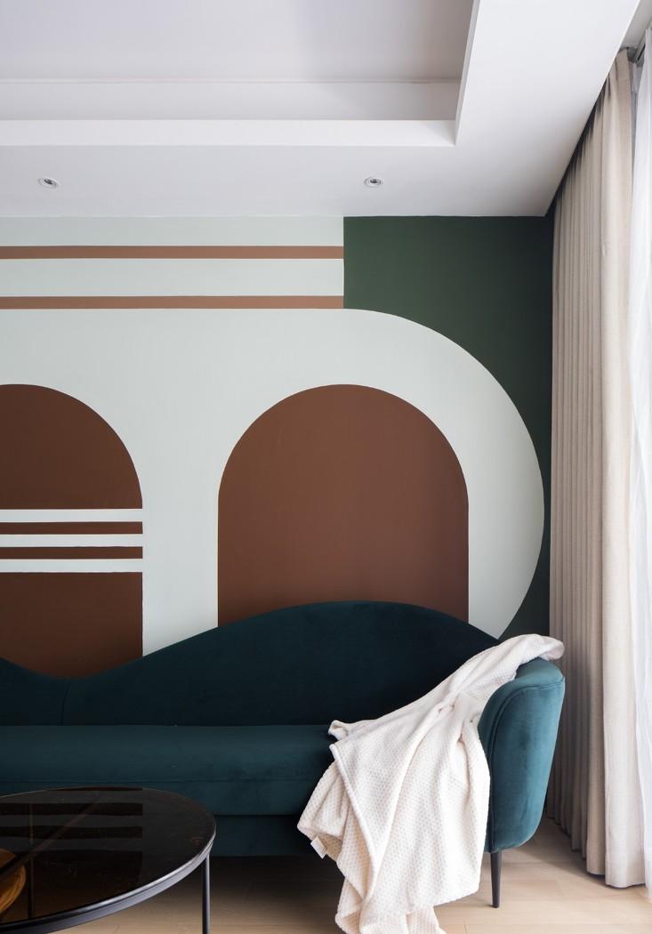 玩转色块魔法,悦颜平层空间设计-7