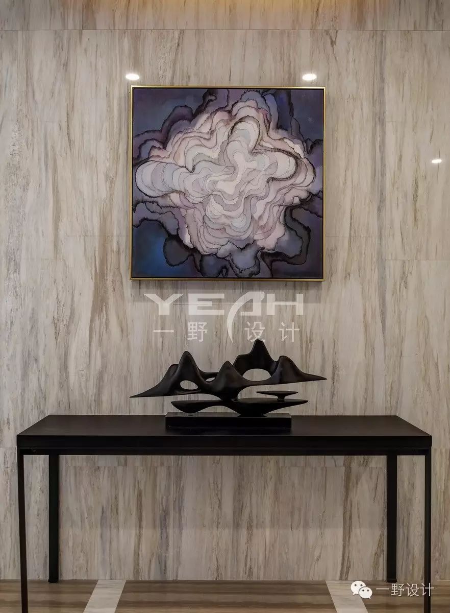 水岸清华瀚宫,现代简约蓝调空间-10