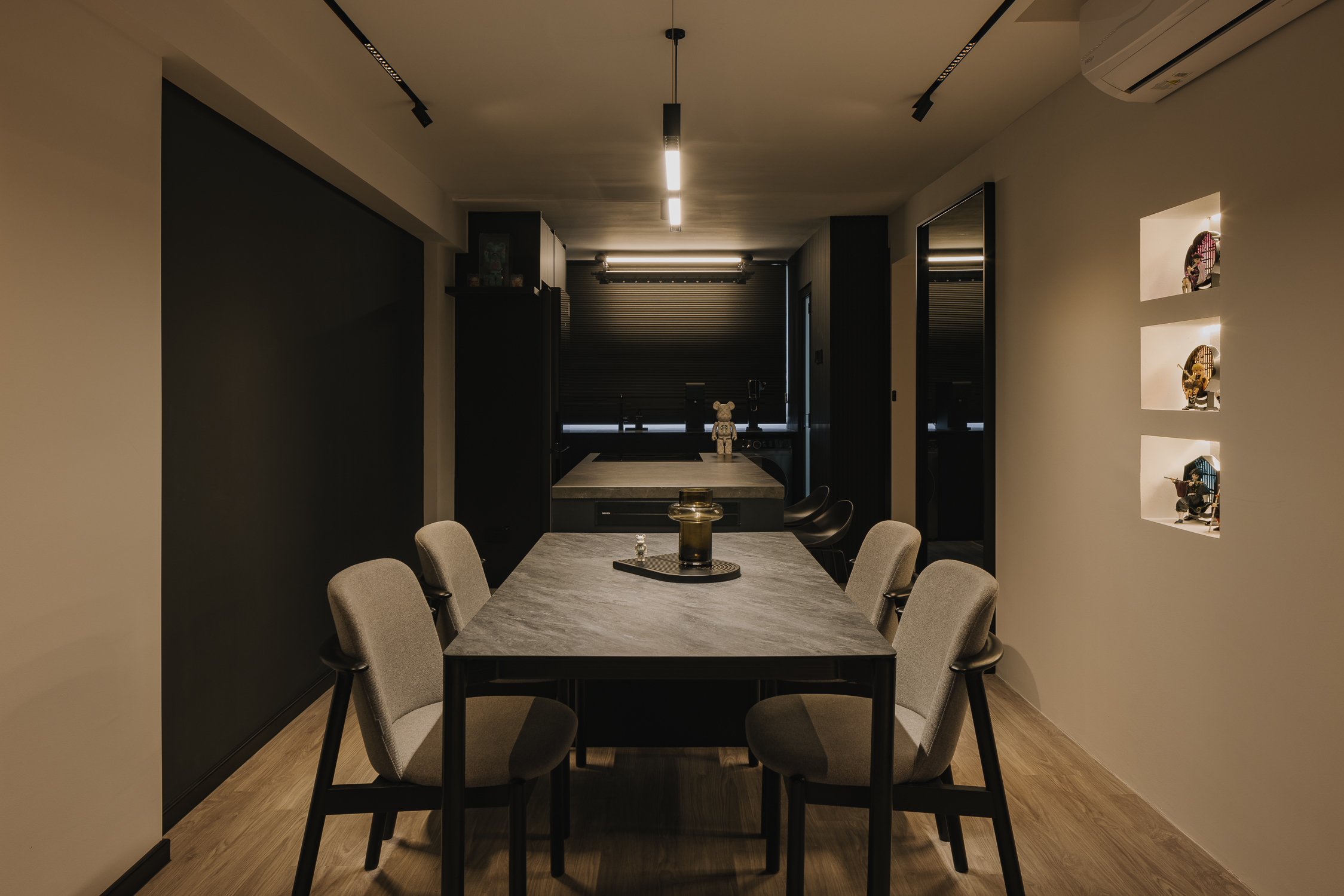 25 Eunos Crescent现代单色风住宅设计丨新加坡丨The Interior Lab-15