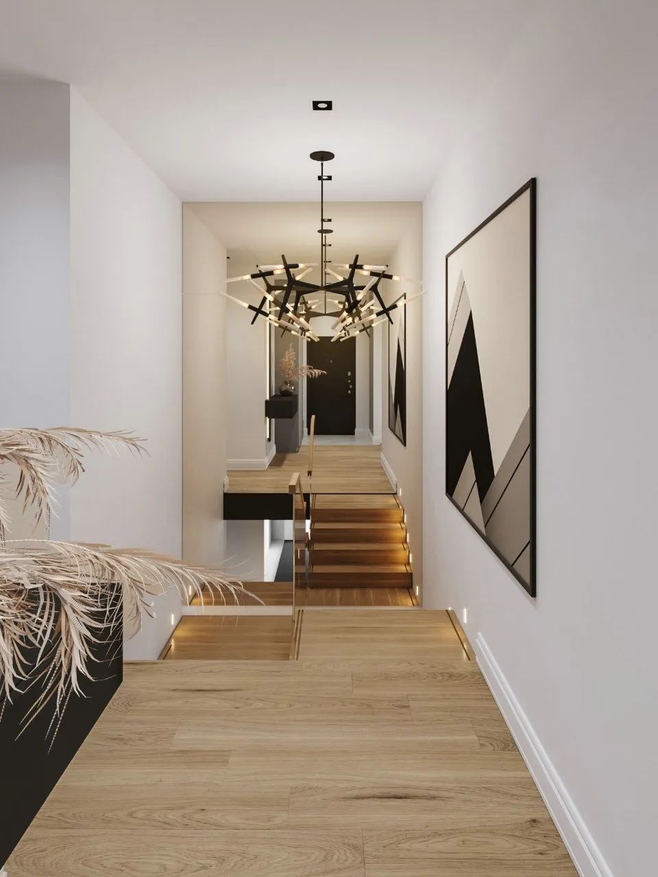 160㎡现代住宅,大气而雅的生活居所!-21