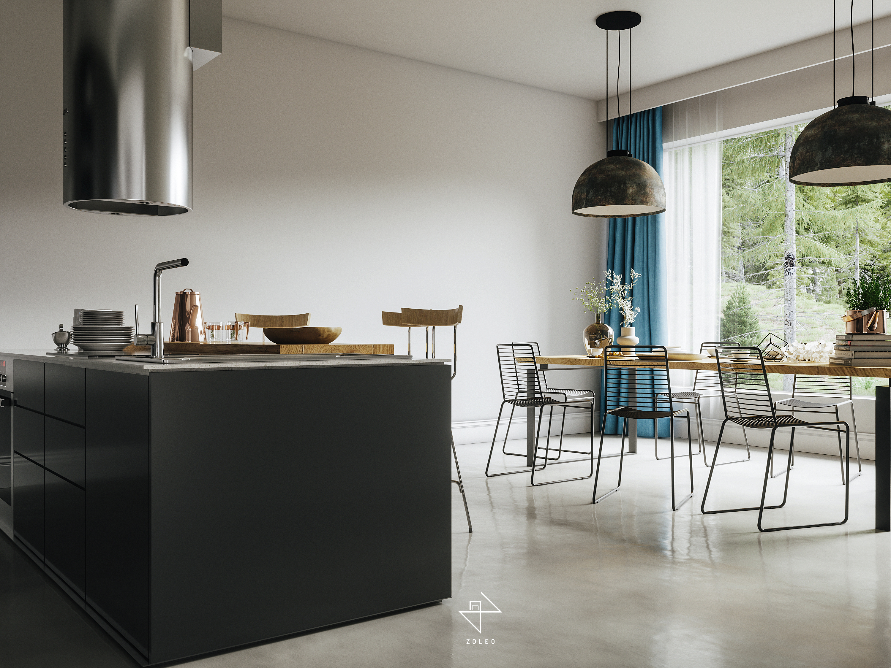 森林秘境 | VR 与 PS 打造室内外一体化的绿色空间-15