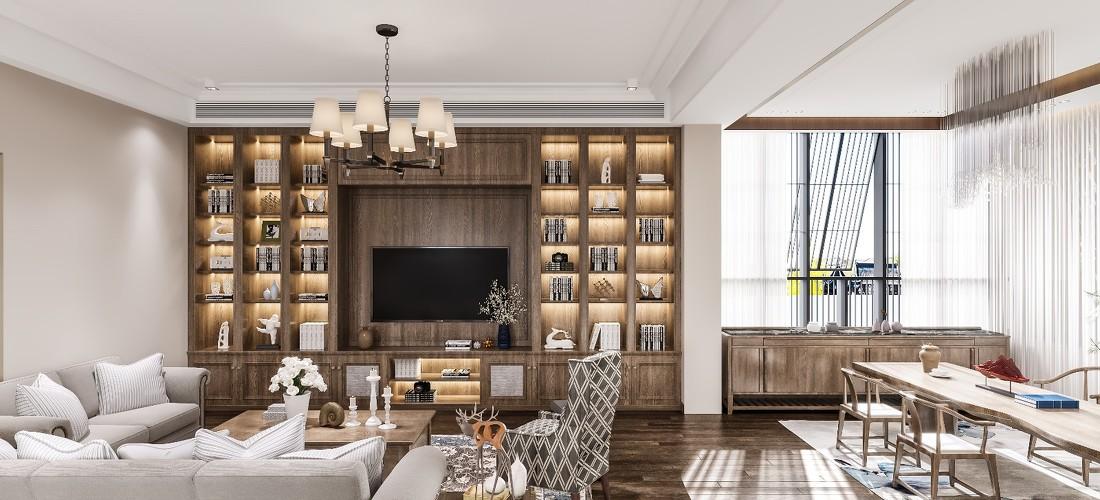 
设计新作 | 400㎡ 双拼美墅 -2