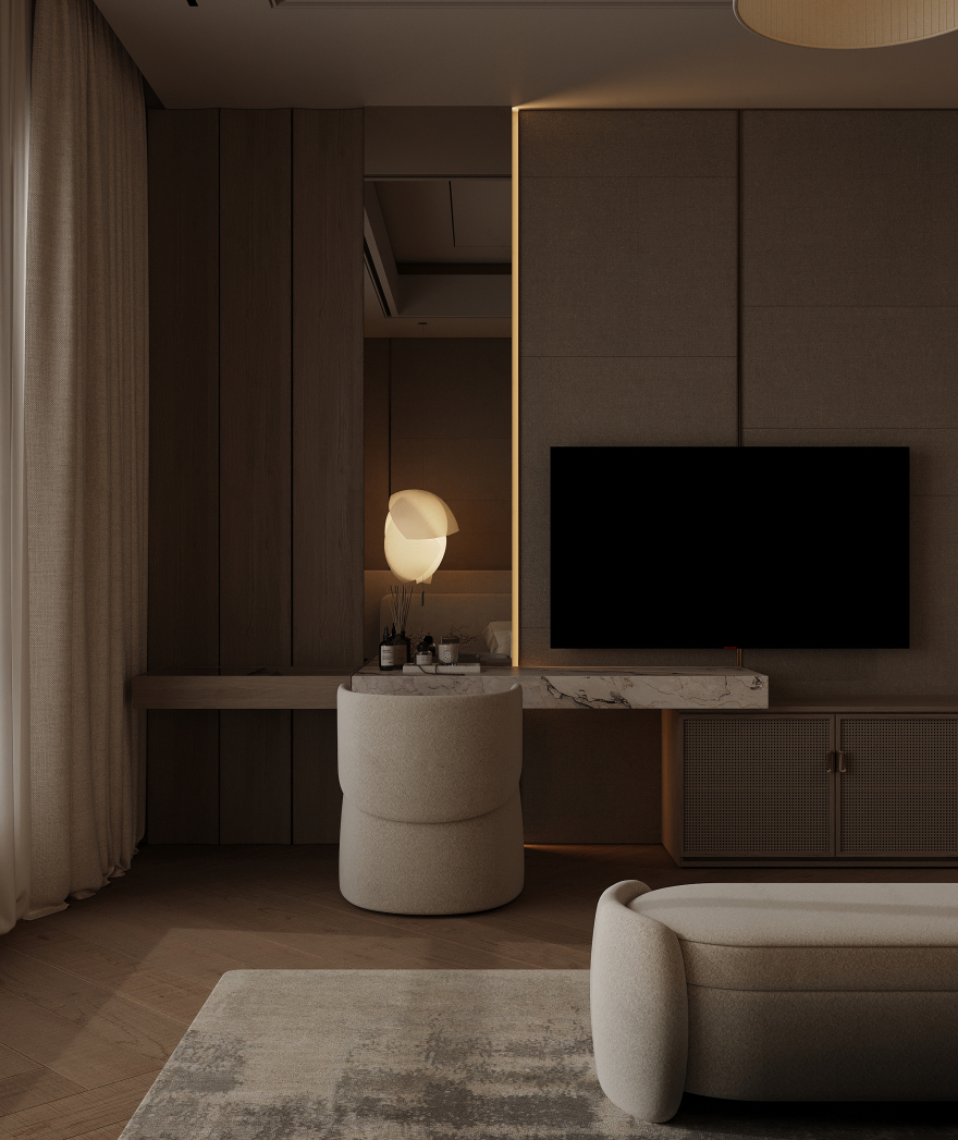 MASTERBEDROOM IN MANAMA(麦纳麦主卧室)丨巴林麦纳麦丨MI CREATIVE-16