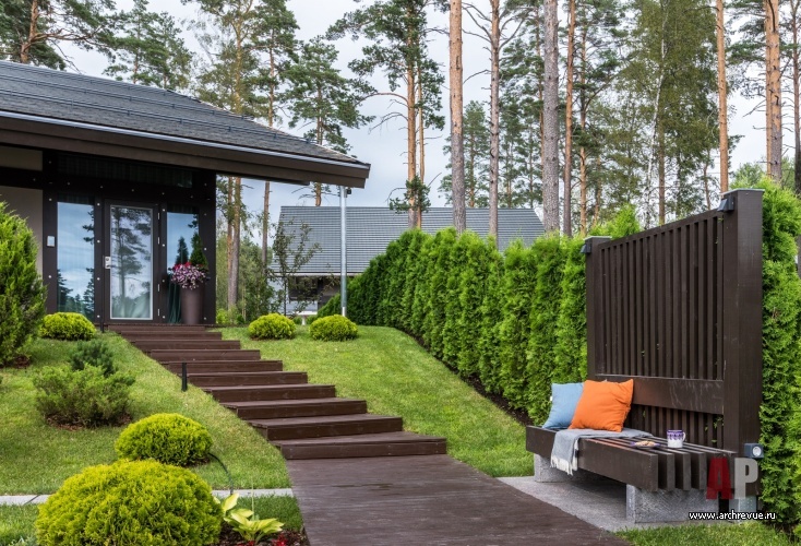 现代半木结构住宅（含室内,景观）丨俄罗斯圣彼得堡丨尤利娅·切尔库恩工作室-65