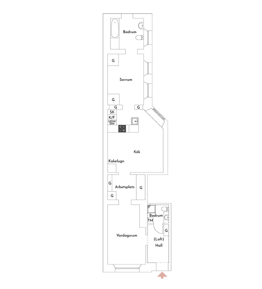 斯德哥尔摩时尚少女公寓-23