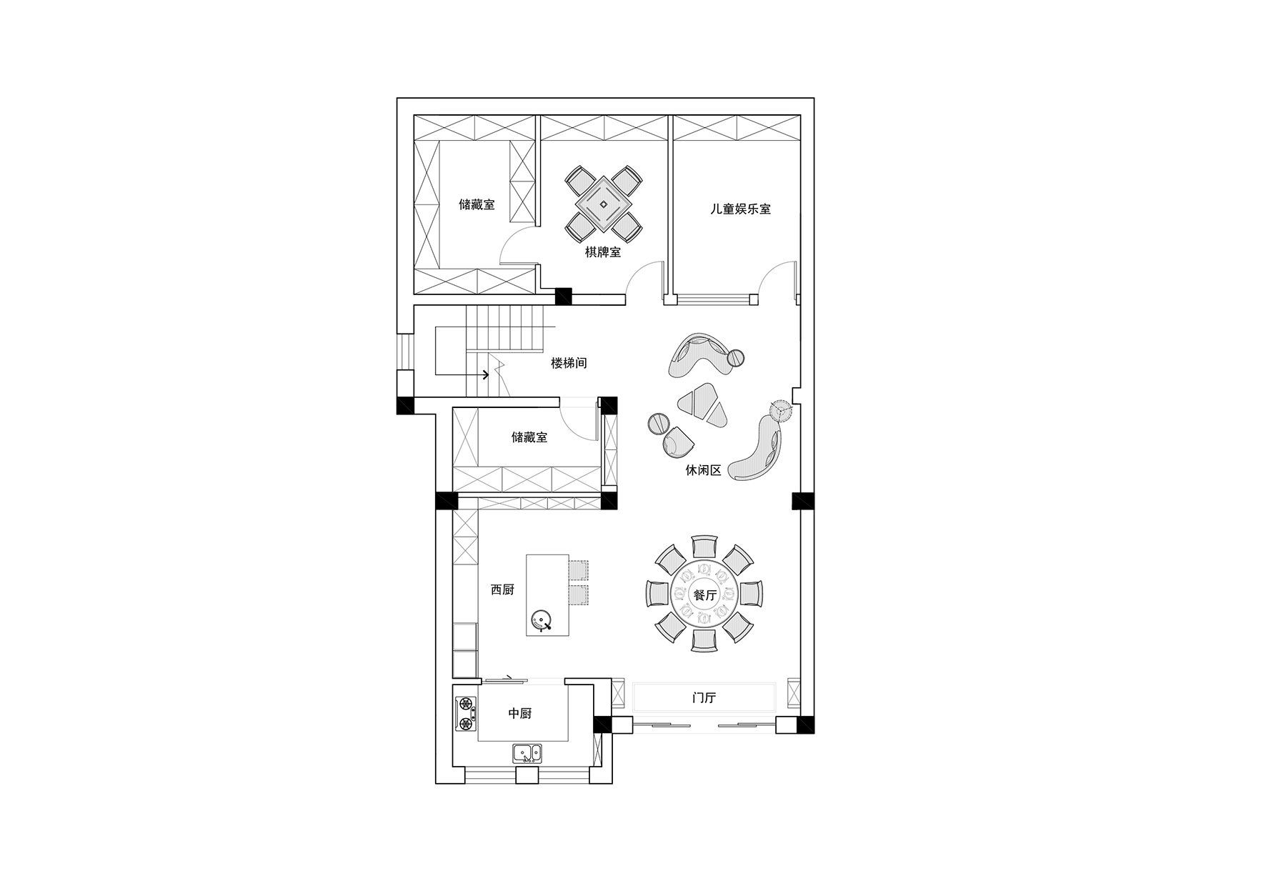 亿城装饰 · 兴化温泉公馆简约繁复空间艺术-14
