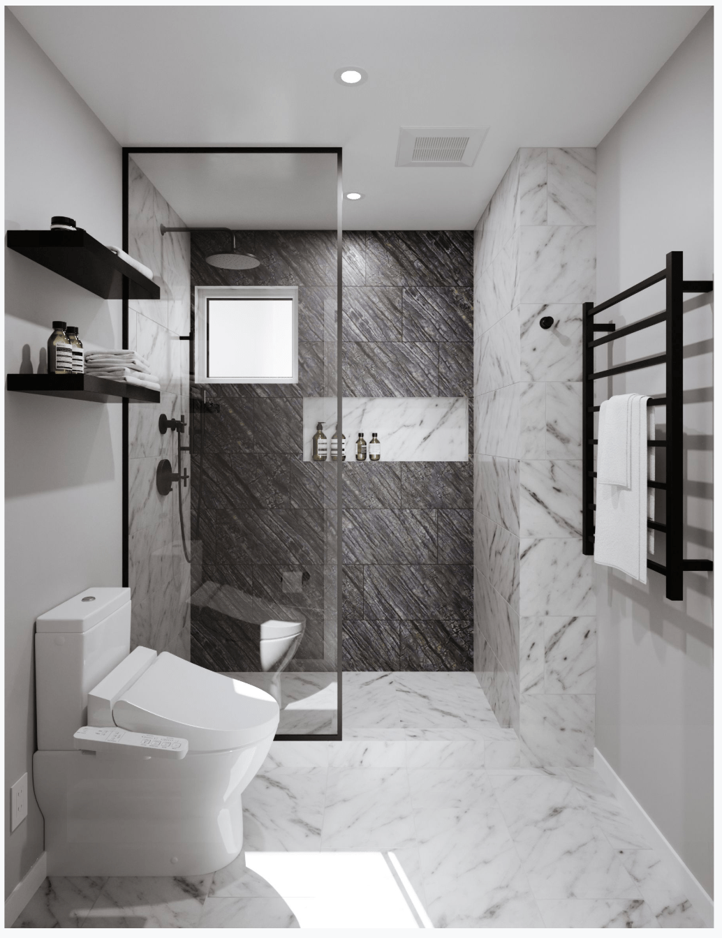 SAMANTHA BLACK 主卧卫生间翻新项目丨美国-15