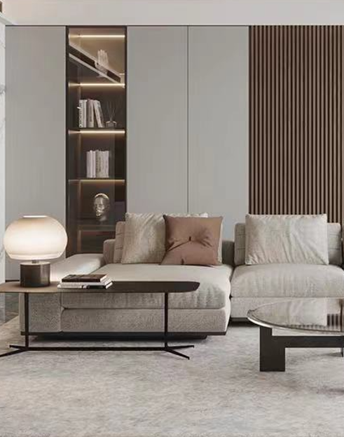 龙湖景粼天序现代简约大平层设计丨青马别墅设计-10