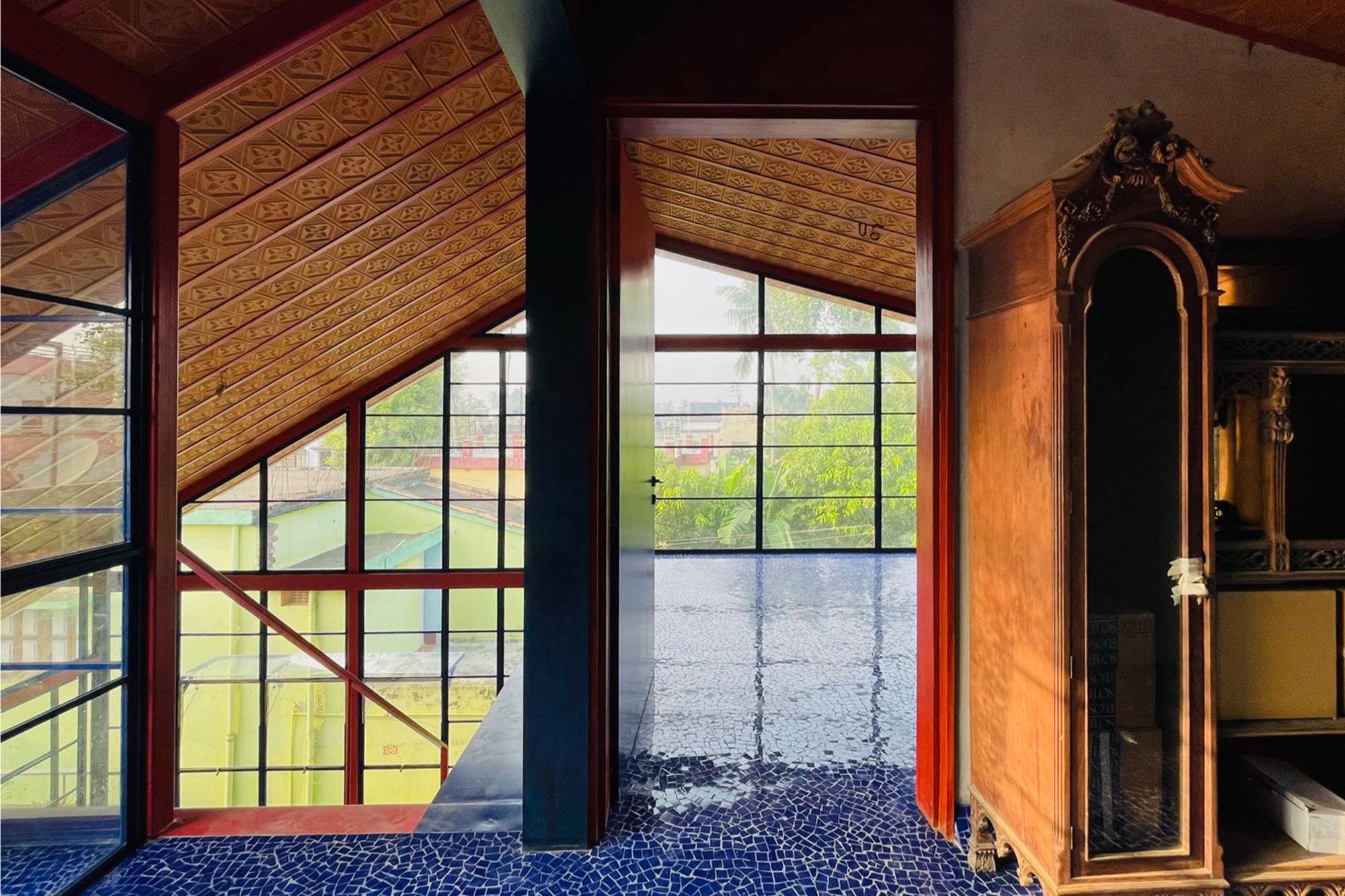 阁楼层梯田抵押物丨India丨Abin Design Studio-13