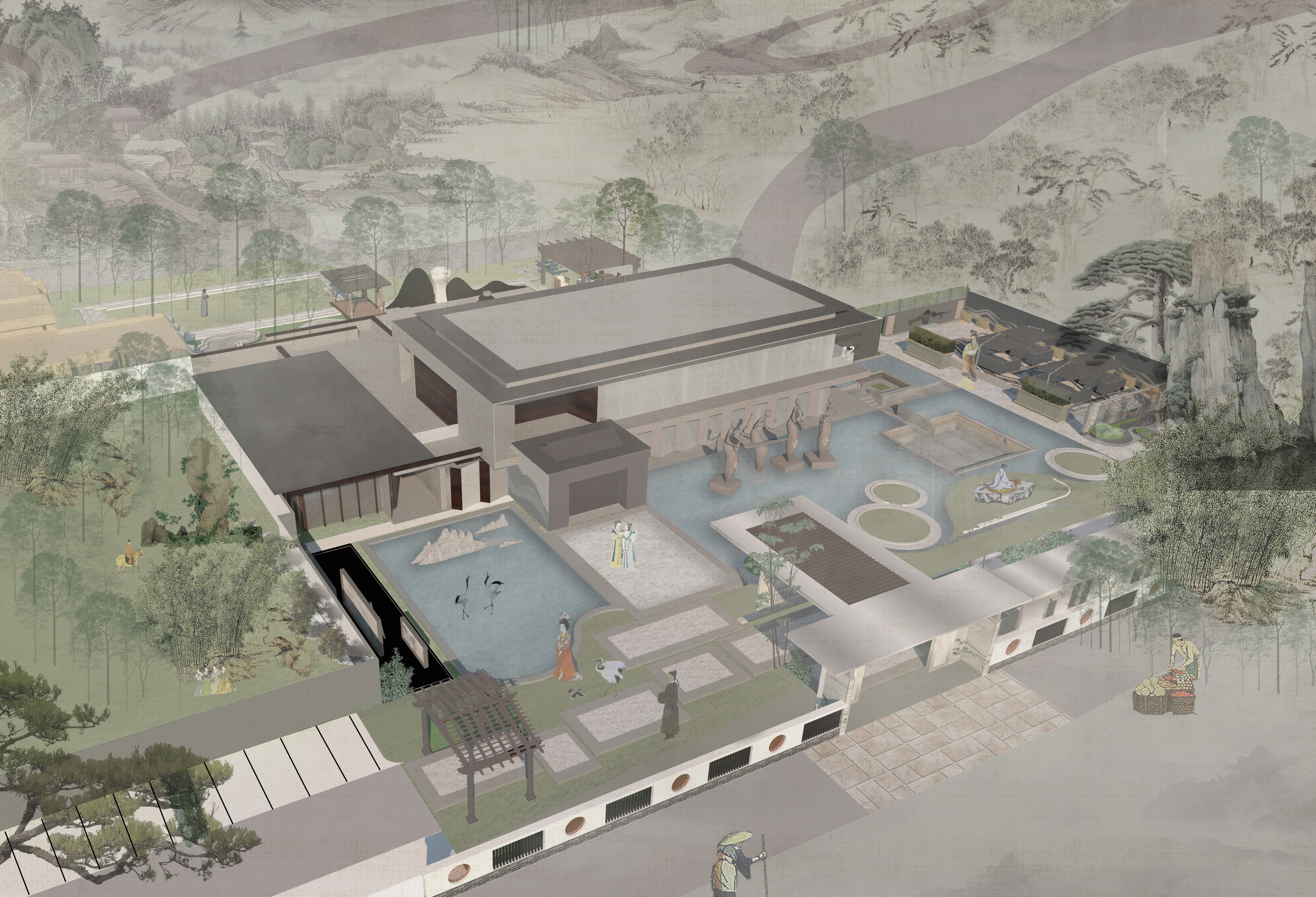 景观设计古代风格作品集-28