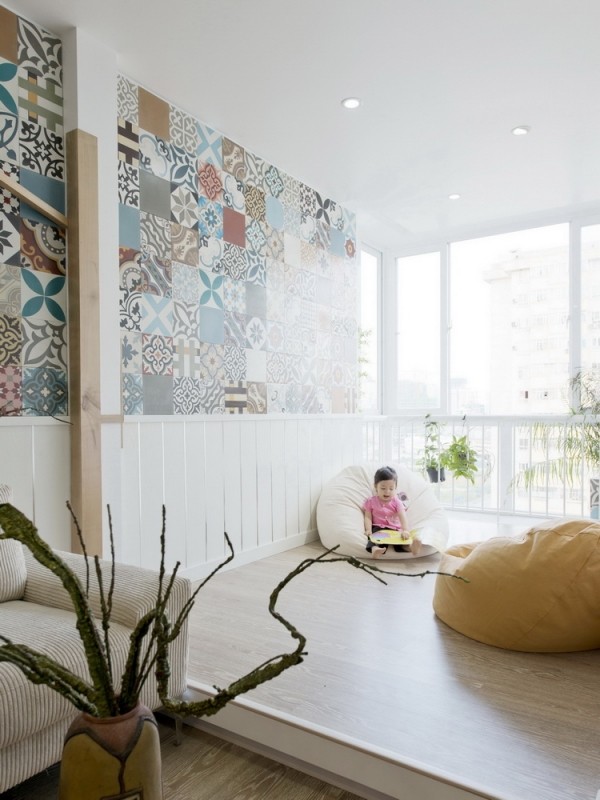 Ceramic Tiles Used for Artistic Interior Space – HT Apartment in Vietnam-9