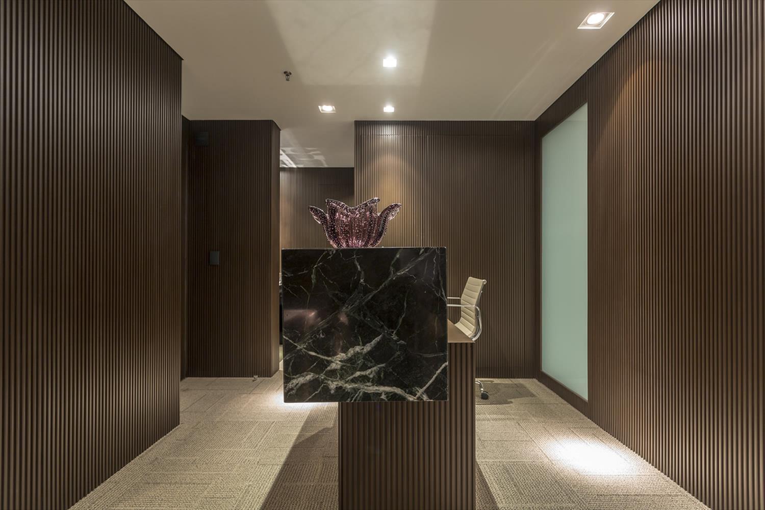 巴西 SP 企业办公室设计，柔和色调与现代材质的完美结合-8