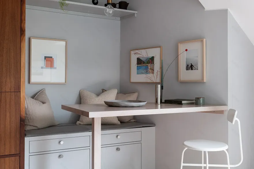 瑞典百年建筑的迷你复式公寓设计-6