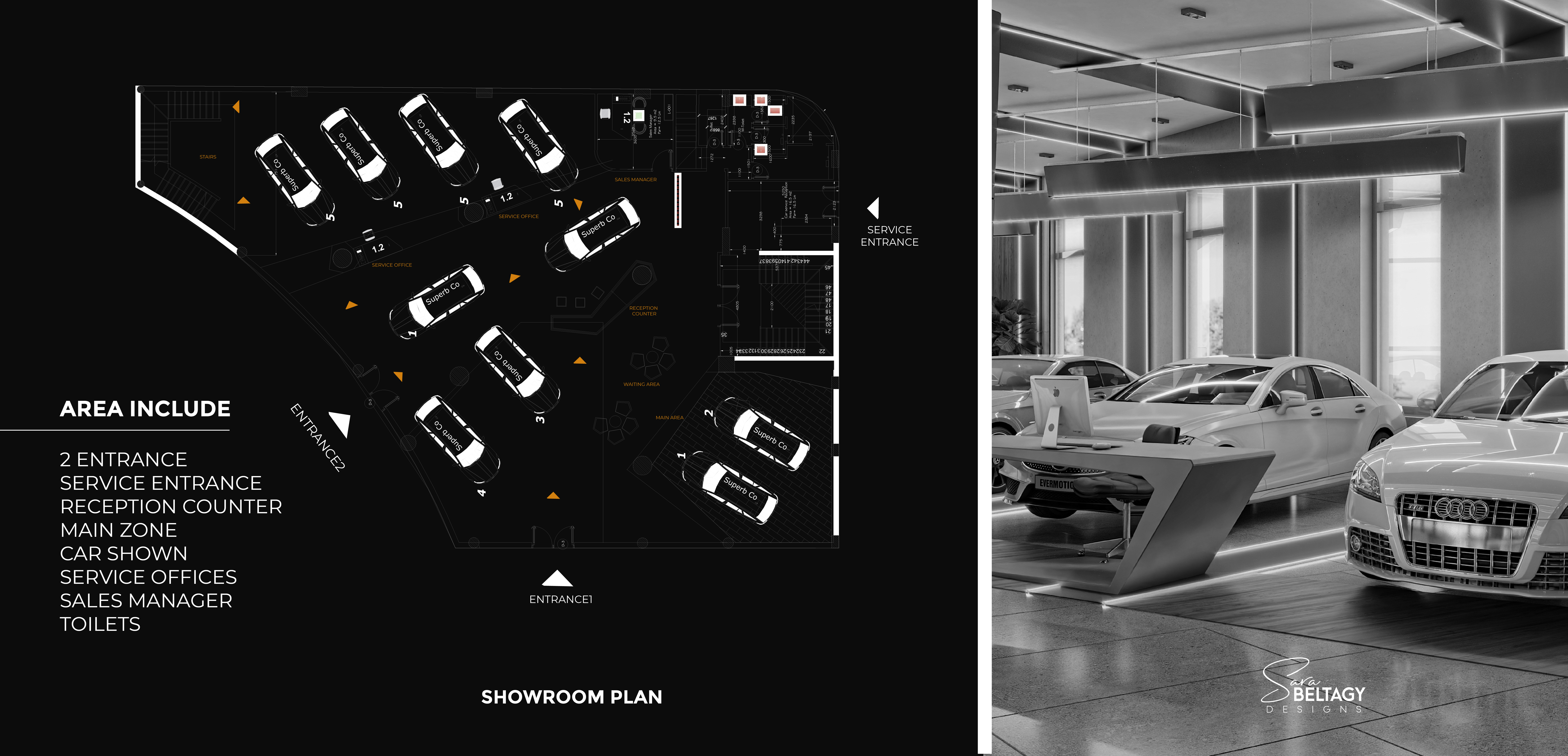 [ CAR SHOWROOM ] DESIGN-1