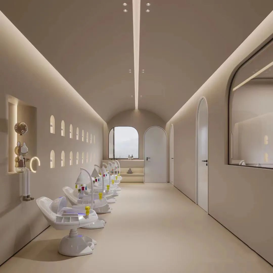 月子中心装修案例,打造温柔“她乡”丨中国杭州丨杭州领众装饰-19