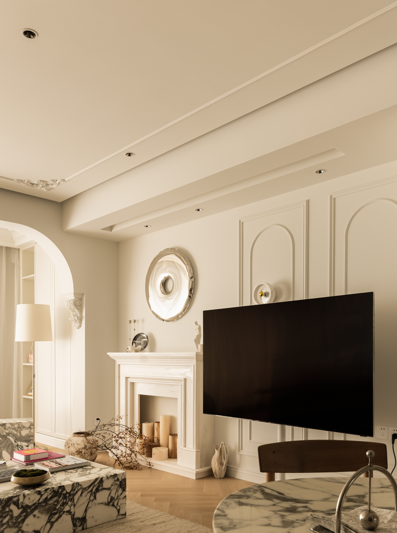 治愈系法式奶油风庭宅-24