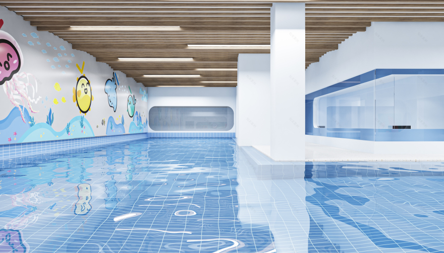吐泡泡亲子游泳俱乐部番禺店 2·0丨中国广州丨意匠工作室-15