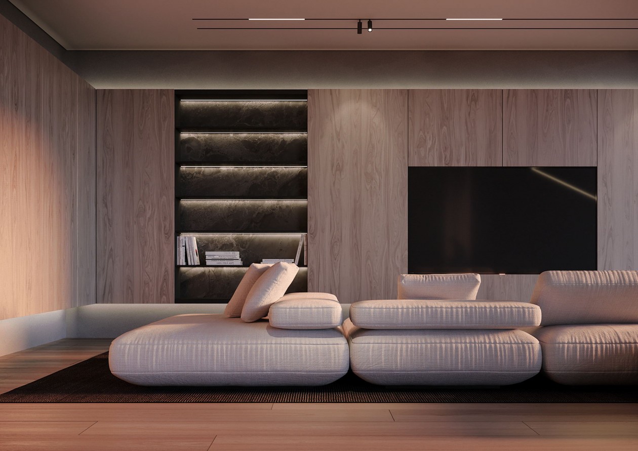 暖色调空间设计 夕阳的气息，既温暖又温馨-1