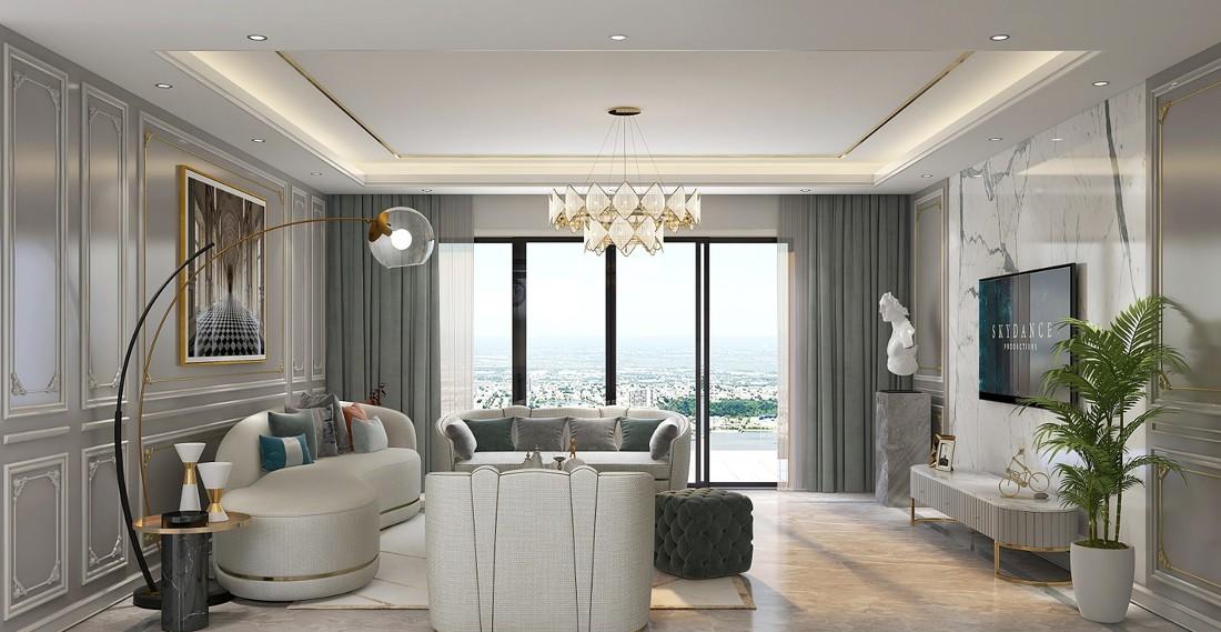 187㎡欧式轻奢风,打造典雅艺术空间-0