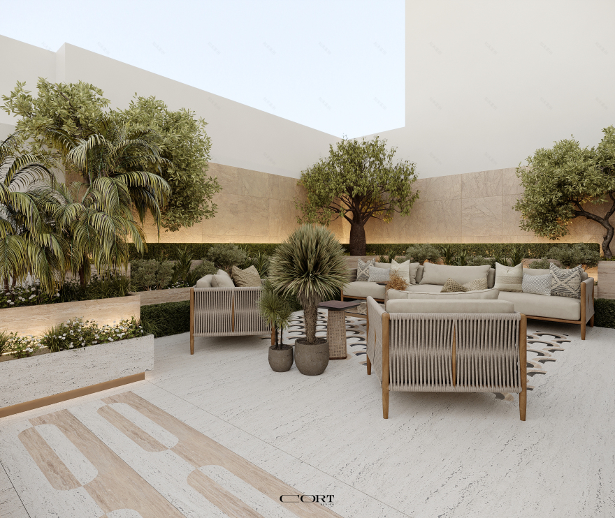 私人别墅景观设计丨沙特阿拉伯利雅得丨CORT Design-21