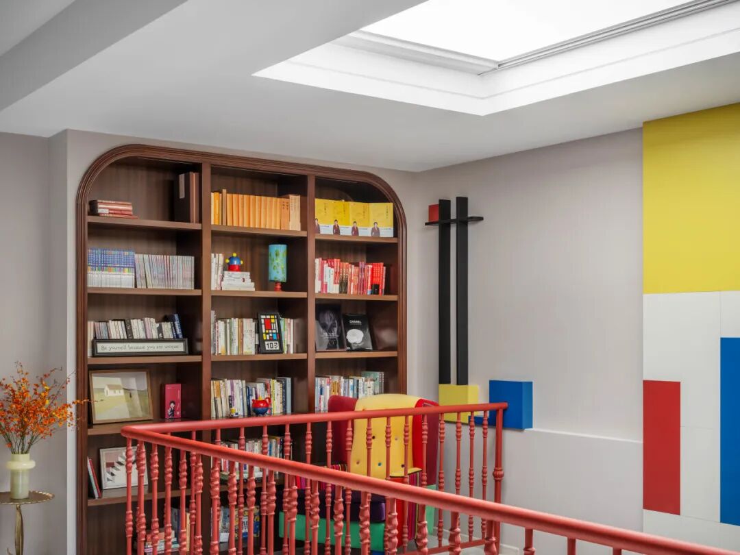 尚层设计院付霞新作|蒙德里安调色盘里的家-19