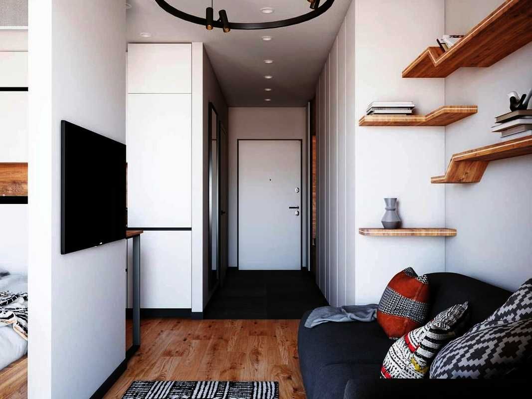 Маленькие Квартиры студии до 30 м2 (7 проектов) - Фото и планировка-234