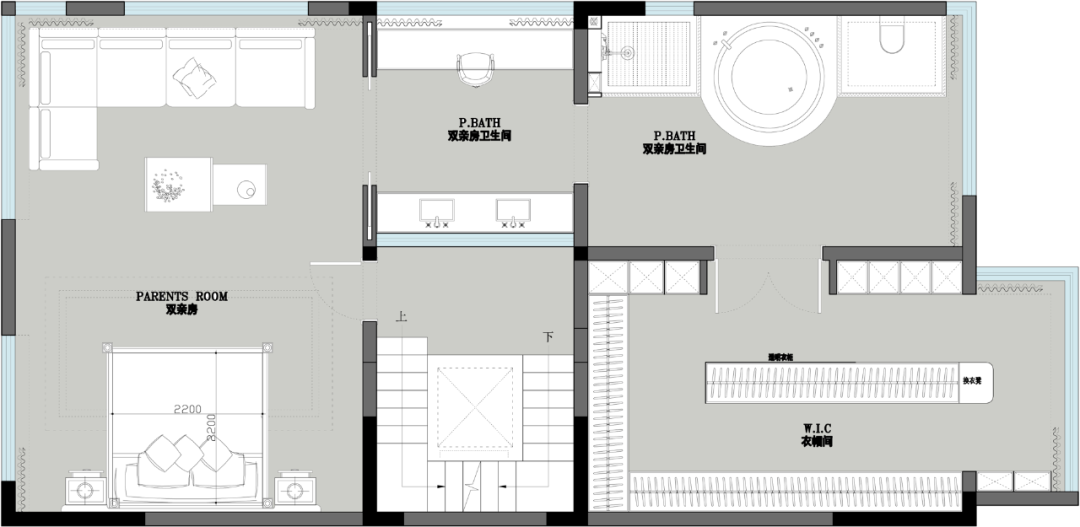 金地九玺简欧别墅丨西安锐格惟辰装饰工程有限公司-20