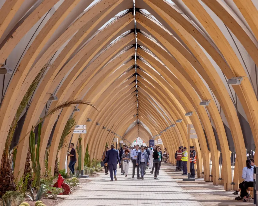 世界银行和国际货币基金组织年会展馆丨摩洛哥马拉喀什丨Tarik Oualalou 和 Linna Choi 事务所-8