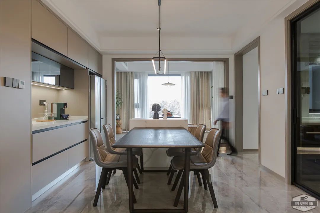 现代风格金河湾 161㎡家居设计丨格堂装饰-9