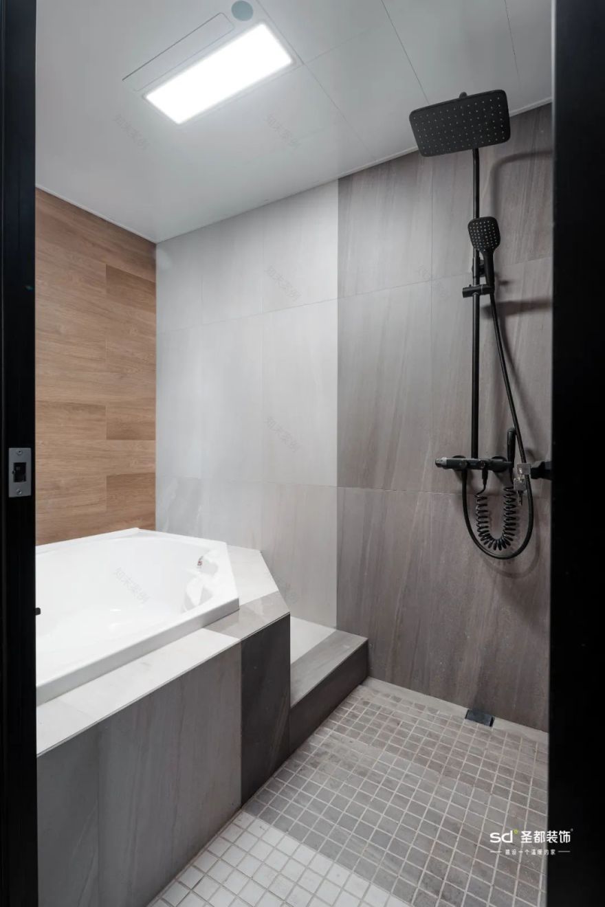 浙江金华 129㎡现代婚房,无主灯设计、客餐厅一体显大气-49