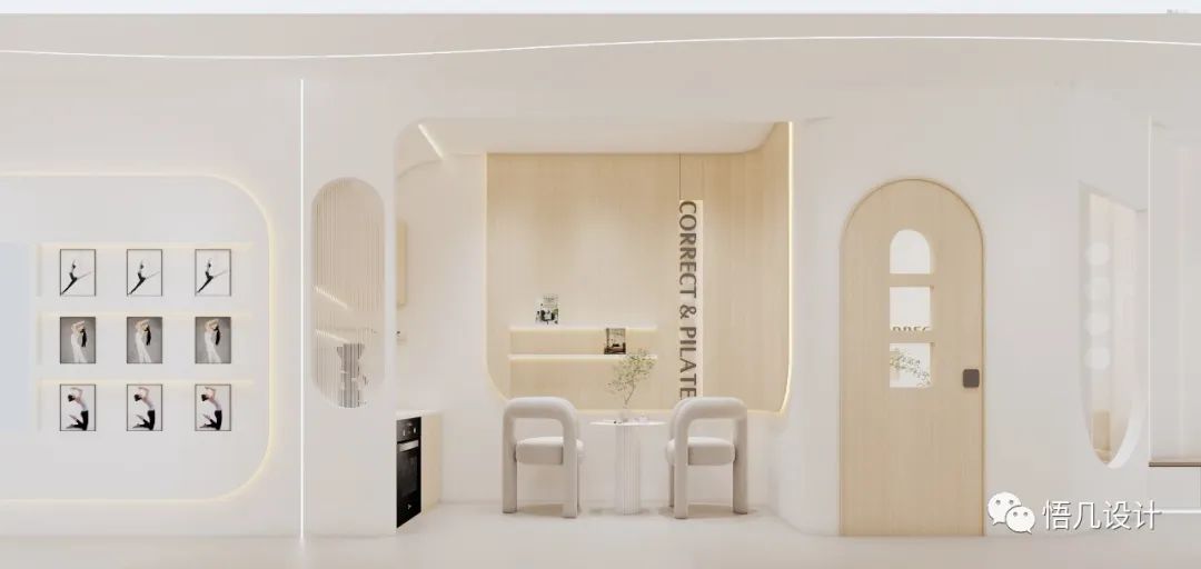 奶油系运动空间 · 温柔治愈的普拉提场馆设计丨中国深圳丨悟几设计-17