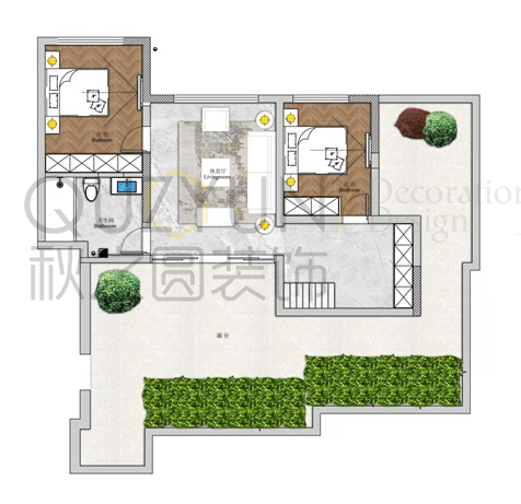 常州格拉美西复式公寓设计方案解读-60