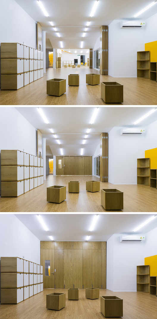 越南 Sài G‘n 的灵活多功能私立幼儿园设计-15