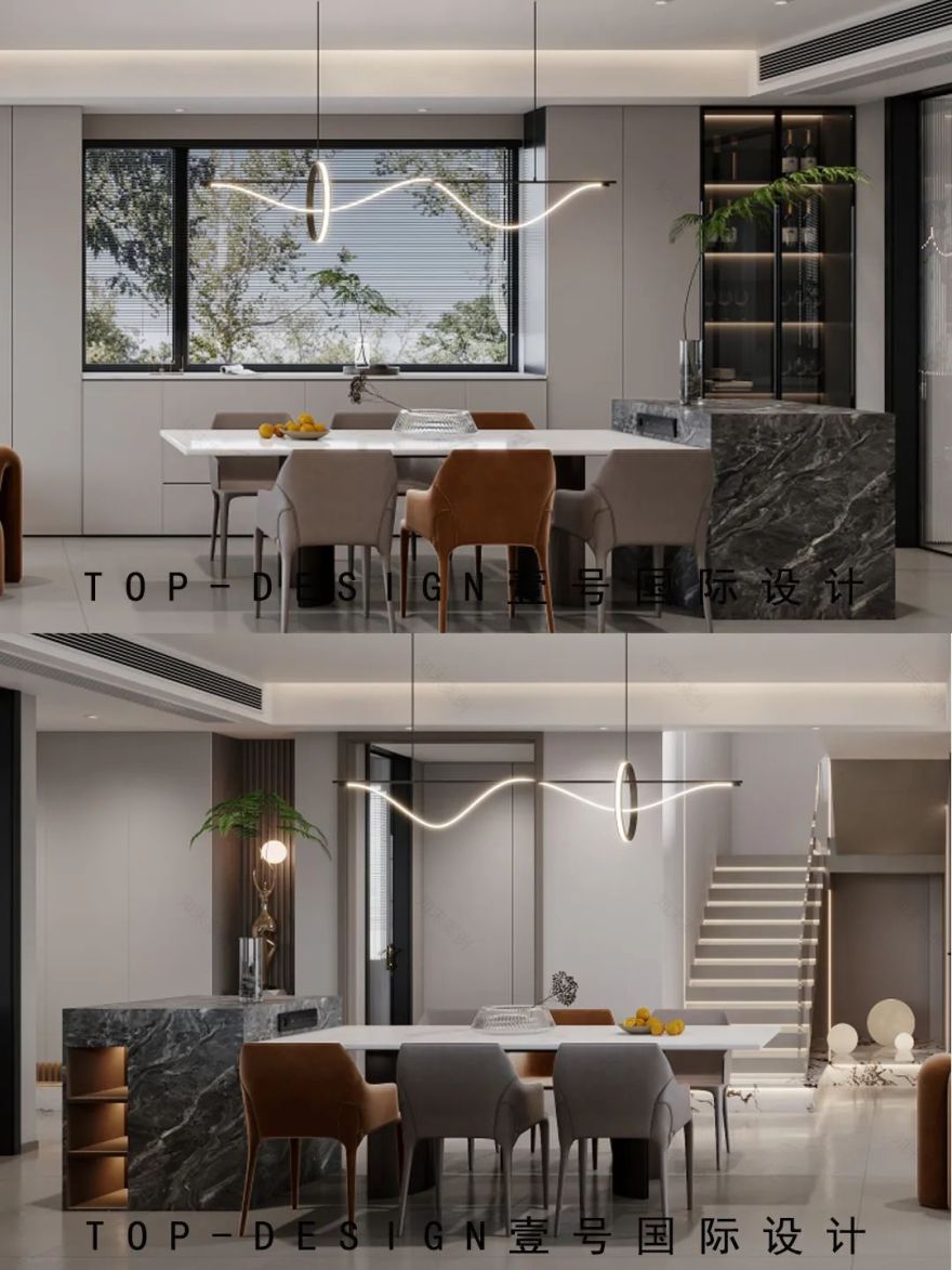 现代极简风家居设计丨壹号国际居奥装饰-19