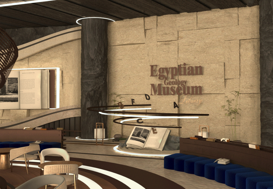 埃及地质博物馆室内设计毕业项目-30