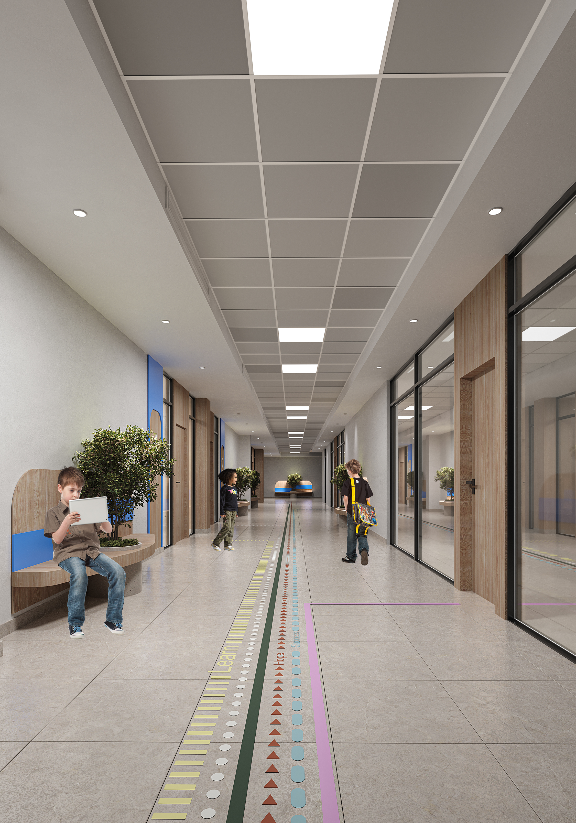 现代小学 学校室内设计丨沙特阿拉伯-37