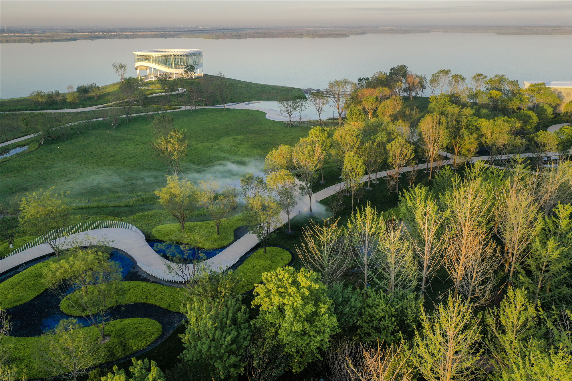 天津融创星耀五洲 9 号岛景观丨中国天津丨AECOM-16