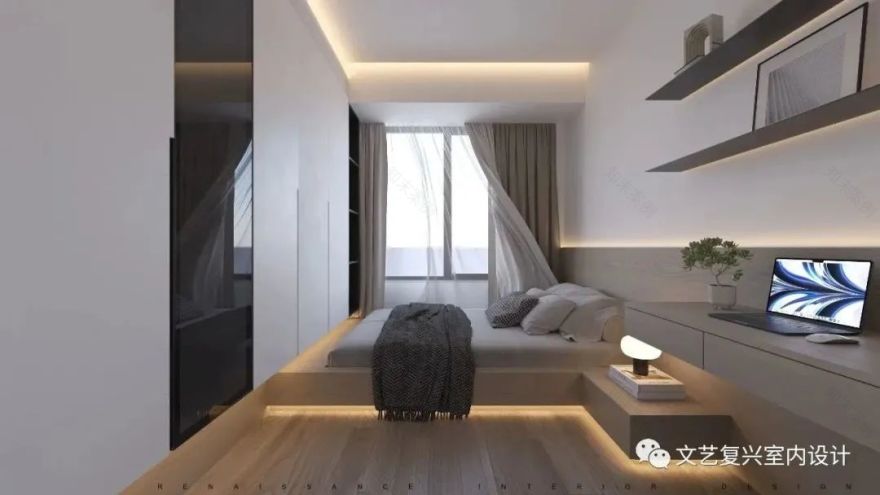 江阴长江天宸平层设计丨文艺复兴室内设计-19