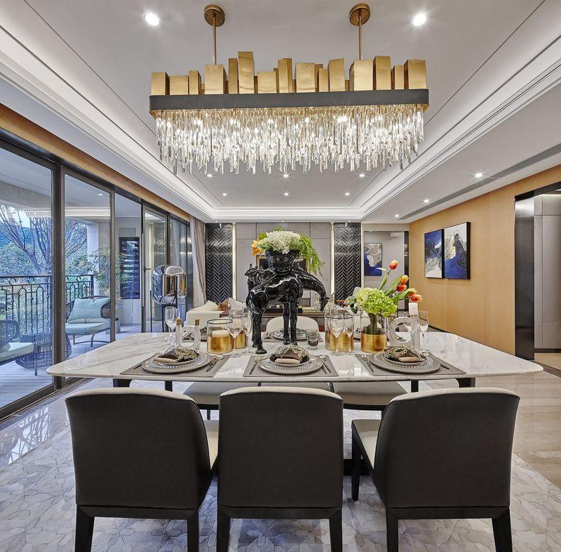 重庆融创春晖十里售楼部样板房 | 现代东方美学融合之作-47