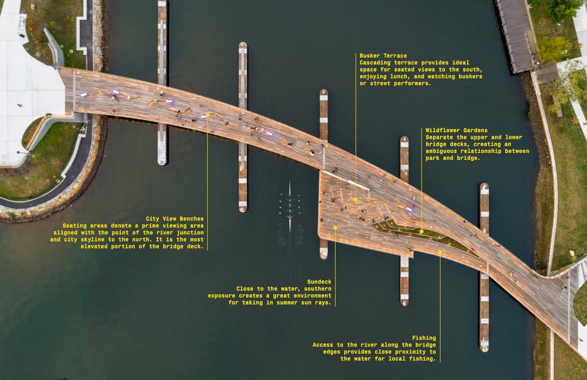 城市的纽带·普罗维登斯人行桥丨美国普罗维登斯丨Buro Happold,inFORM studio-11