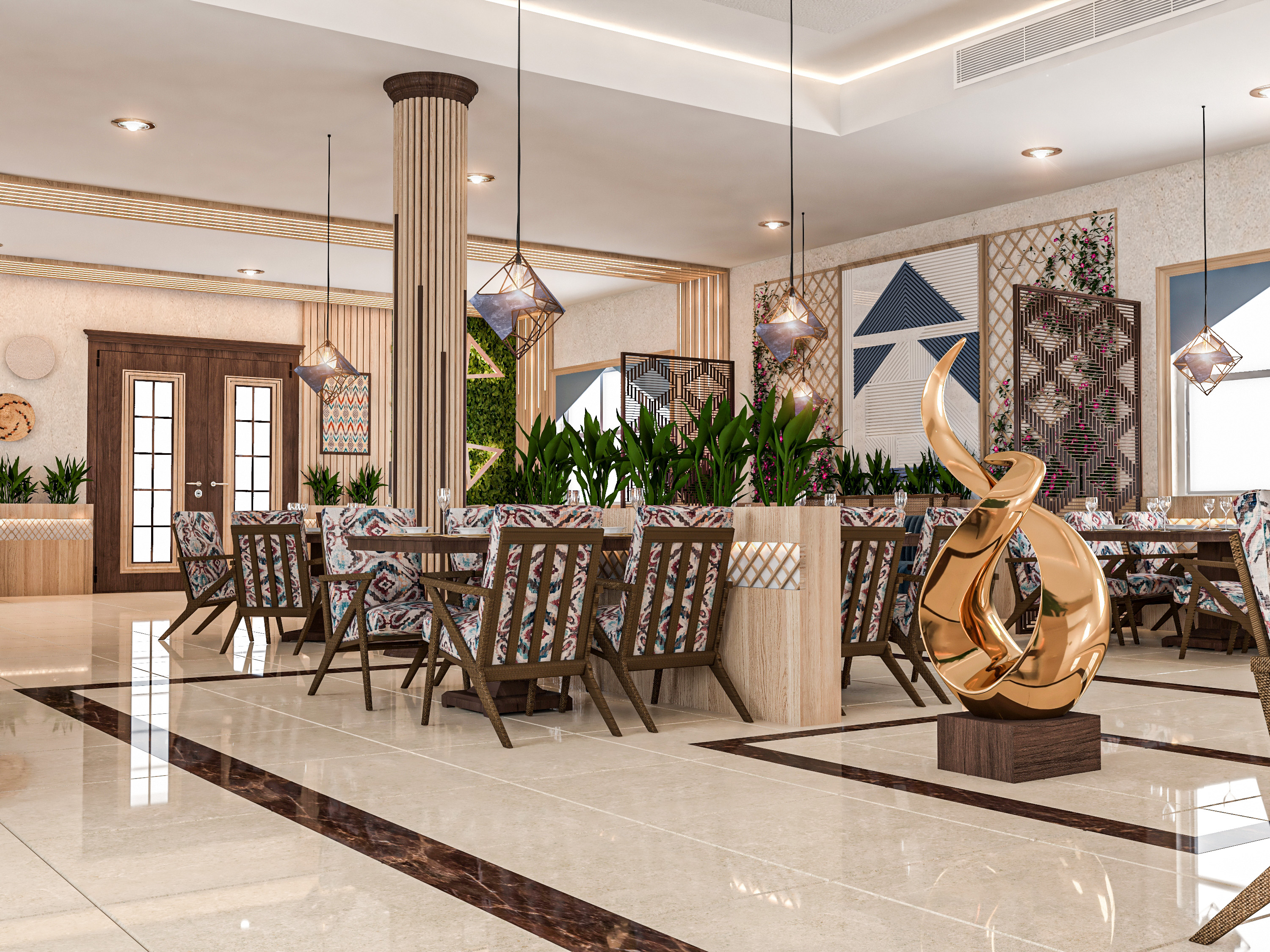 努比亚酒店餐厅设计-2