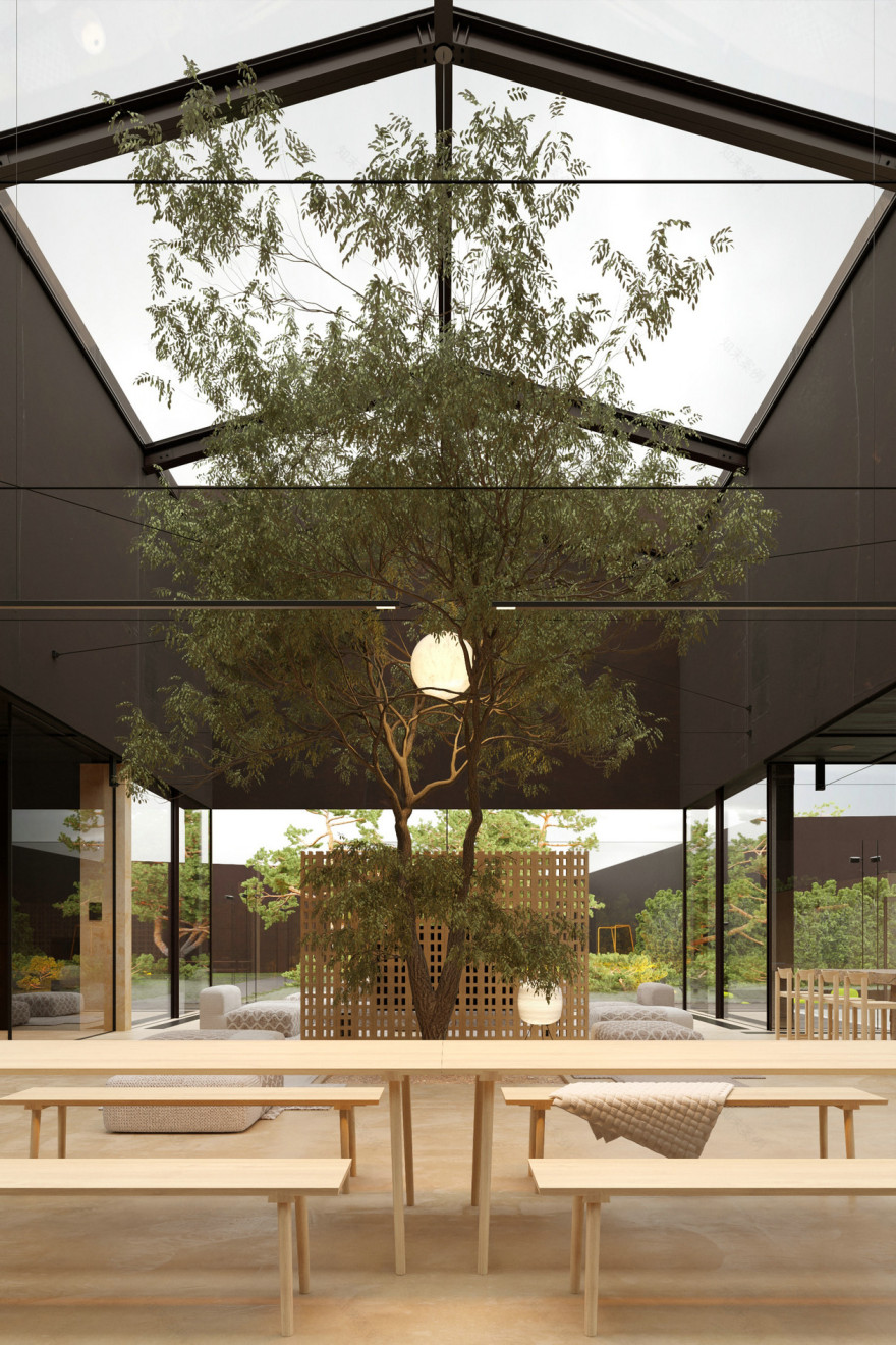 暖色极简空间设计丨Igor Sirotov-8