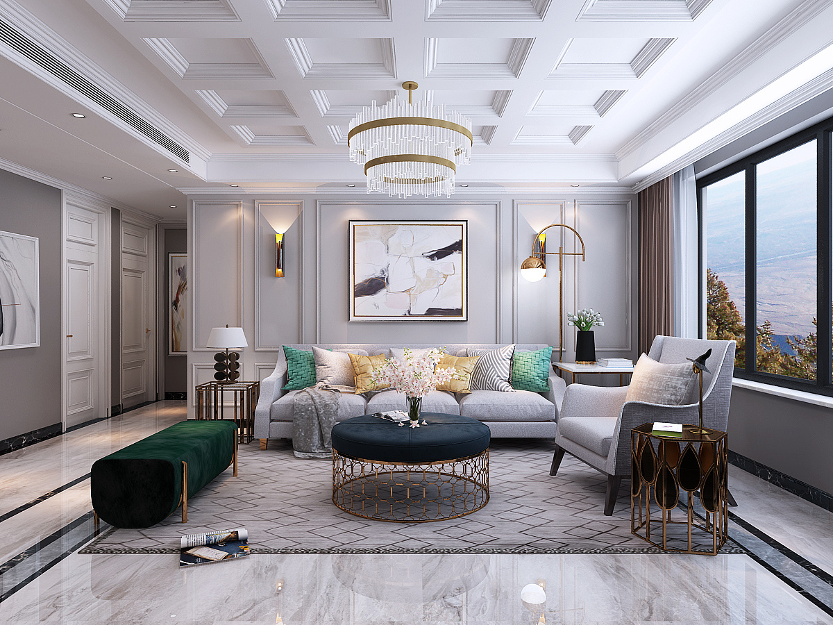 繁华深处的精致美式设计-5